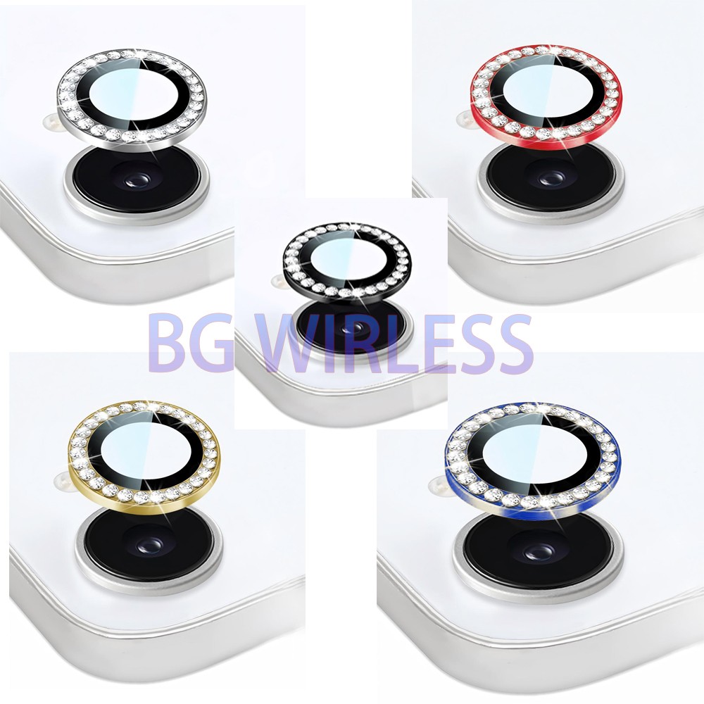 For Apple iPhone 17E /16E Bling Diamond  Camera  Lens Protector Tempered Glass