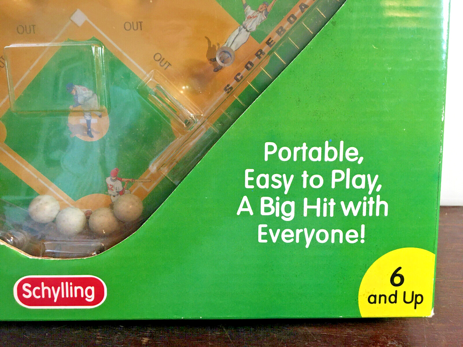 Pinball Baseball Game, Schylling Toy, tabletop, 2001