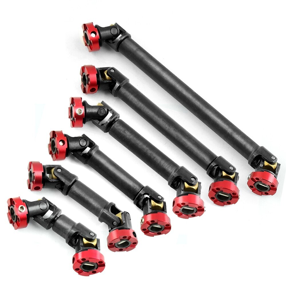 Steel Flange Drive Shaft CVD Driveshaft for 1/10 RC Crawler Axial SCX10 Traxxas