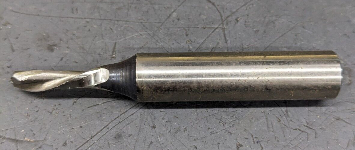 Forest City Spiral Router 1/4" CD Down Cut HSS 1/2" Shank Single Flute USA