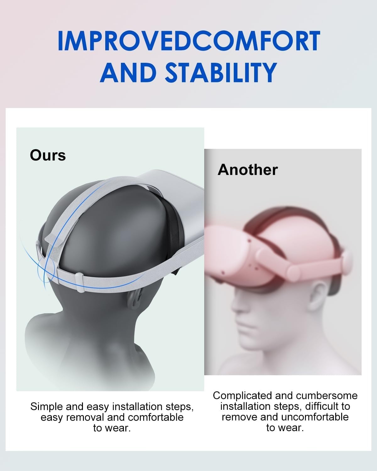 Original Replacement Head Strap for Meta Quest 2,Head Strap for Oculus Quest 2,w