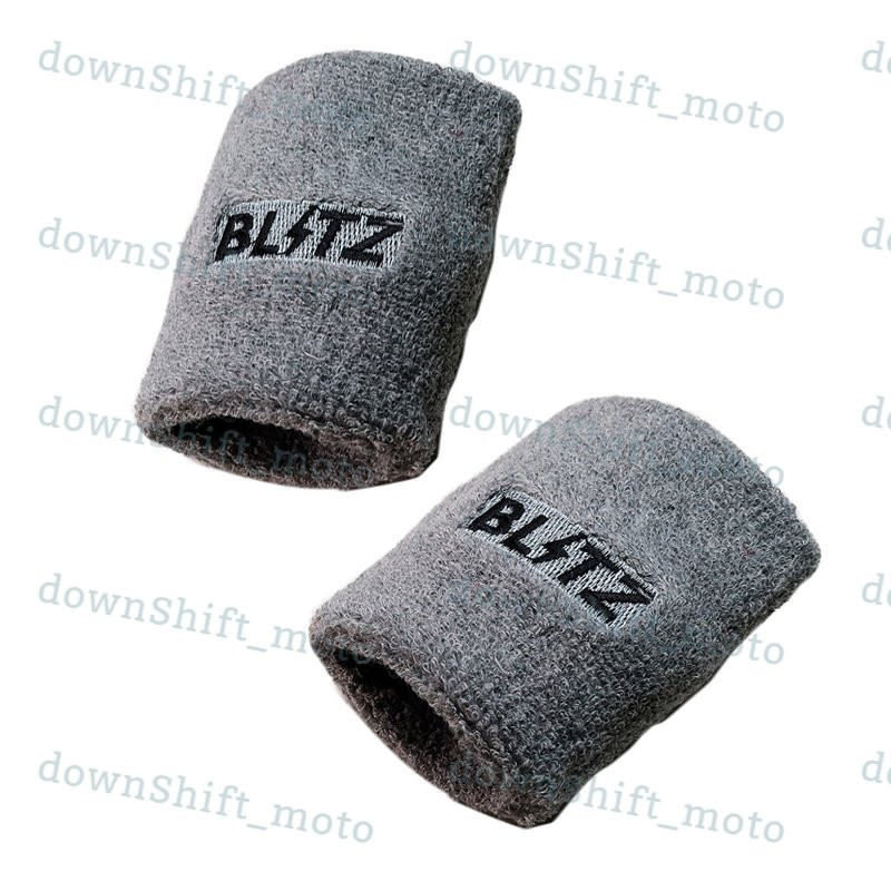 2PCS BLITZ JDM RESERVOIR TANK OIL COVER SOCK FOR WRX IMPREZA S13 S14 S15 R32 R33