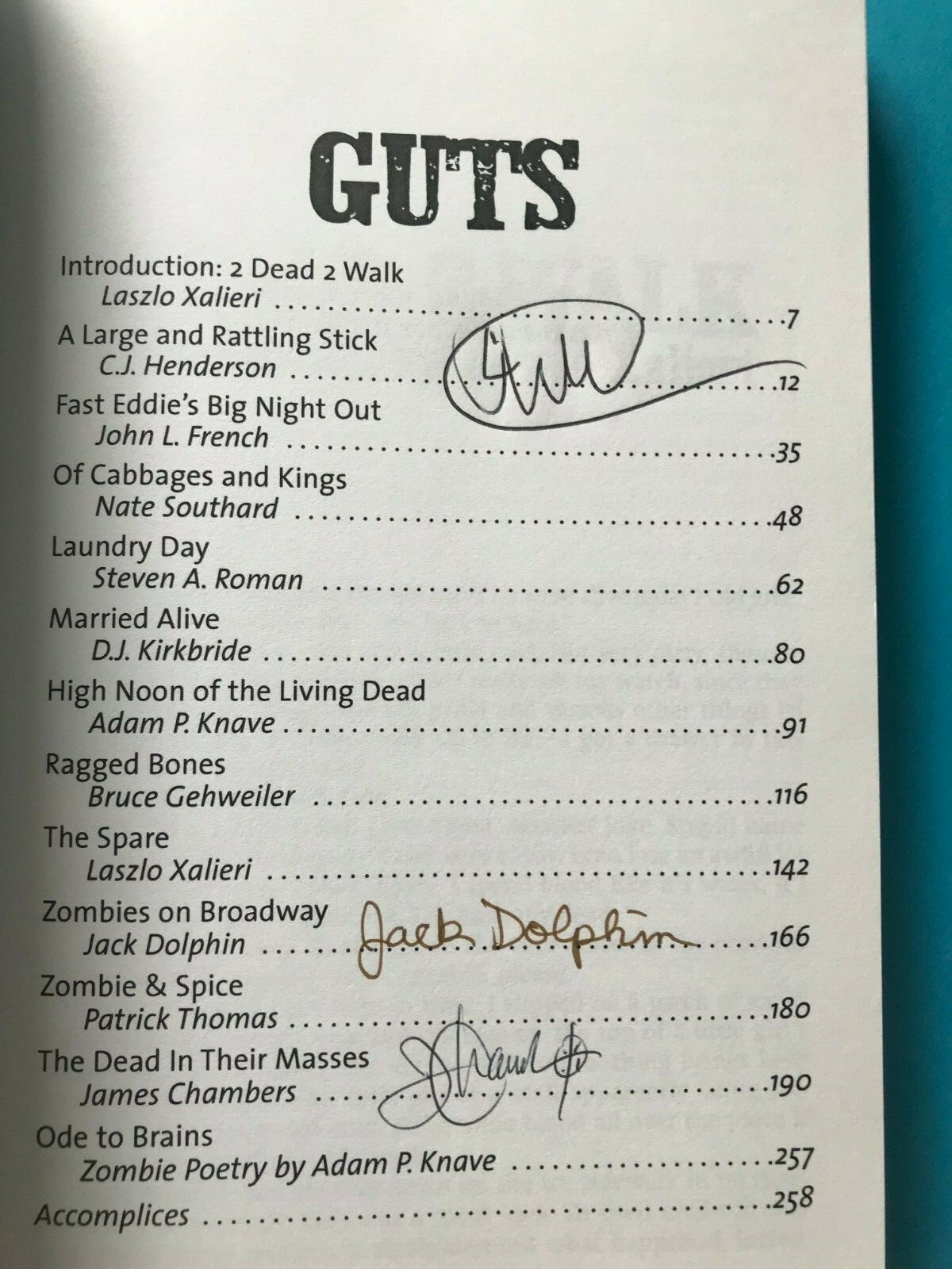 THE DEAD WALK AGAIN By Several Writers (2007/FE/SIGNED)