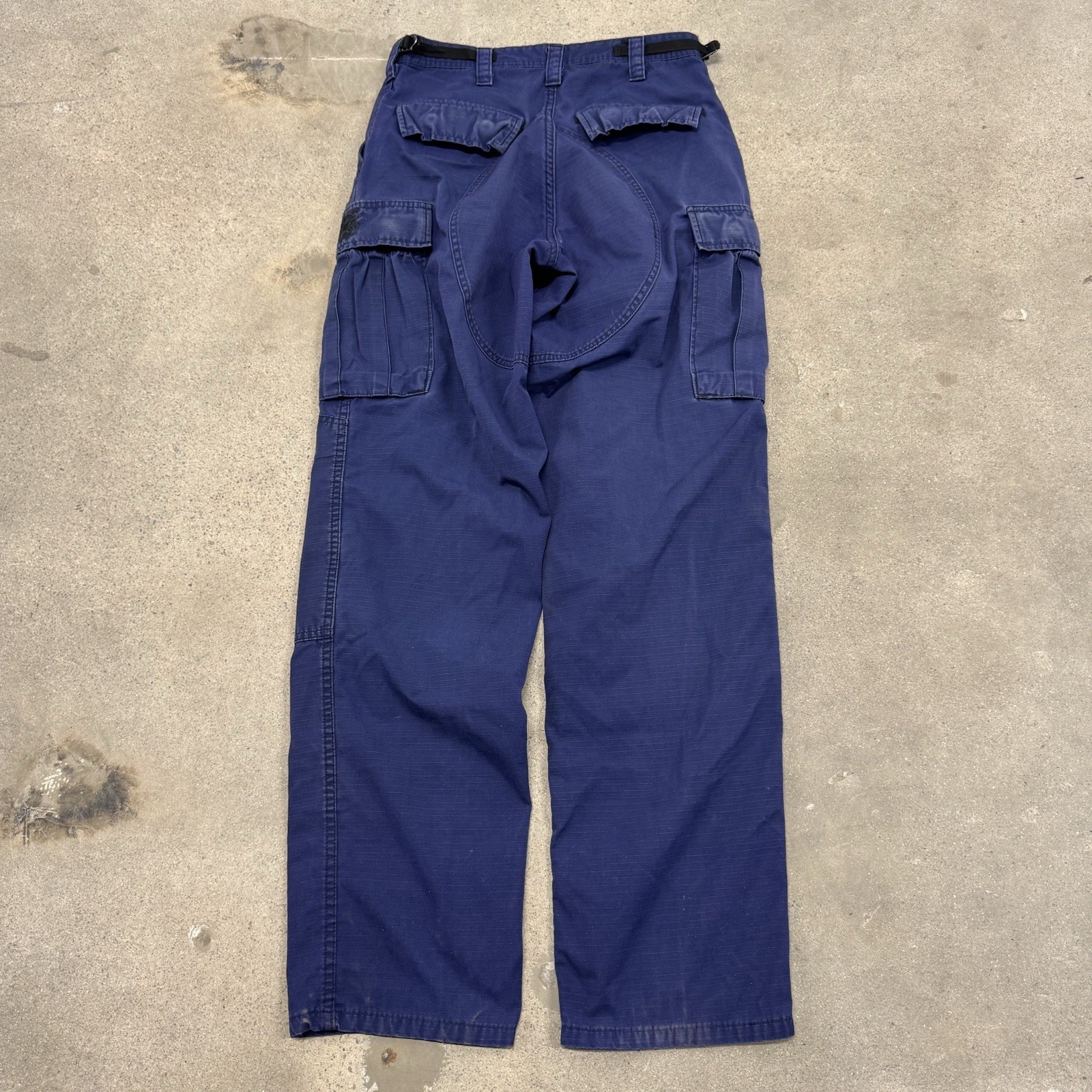 Operational Dress Uniform Trouser Pants Sm-Long (30/34) Navy Blue Cargo Ripstop