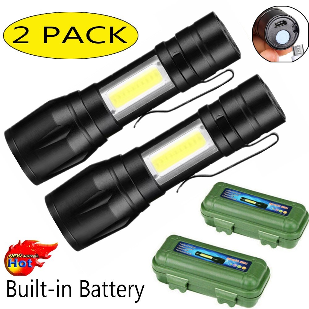 Tactical Flashlight Most Powerful 99000000LM LED Military Torch USB Rechargeable