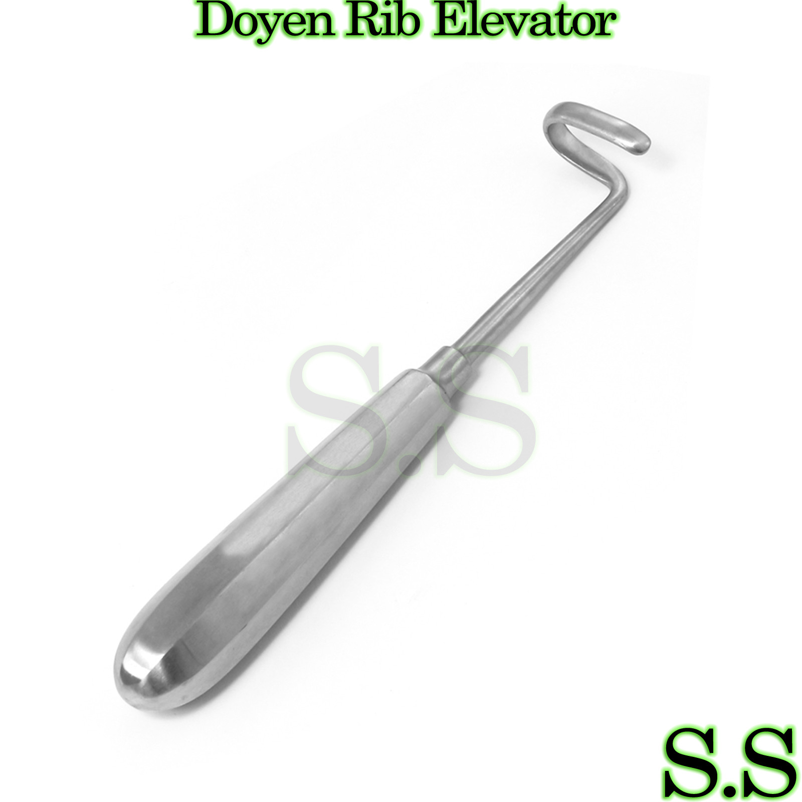 Surgical Elevators Doyen Rib Right 7" Curved Blade 3.2cm UPGRADED Instruments