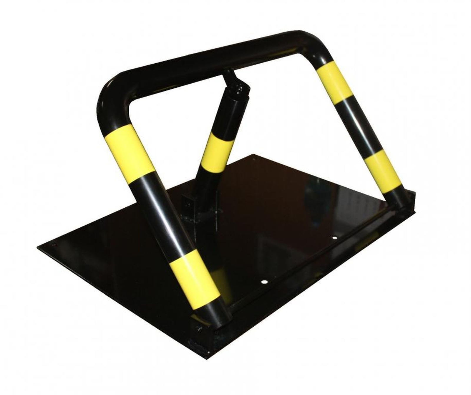 Parking Bollard Parking Barrier Barrier Post foldable "SLON" XXL Schwarz/Gelb