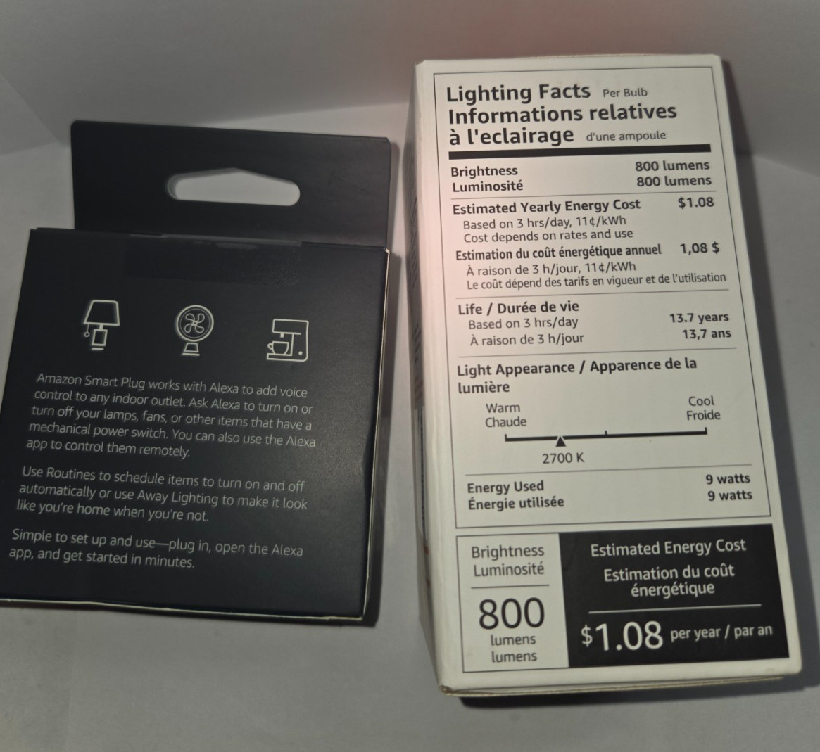 NEW AMAZON Smart Plug & A19 LED 60W Light Bulb