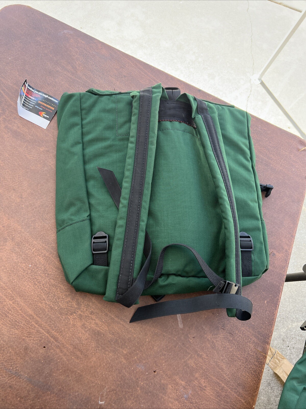 FSS Forest Service Packsack Benchmark Green Backpack Made in USA