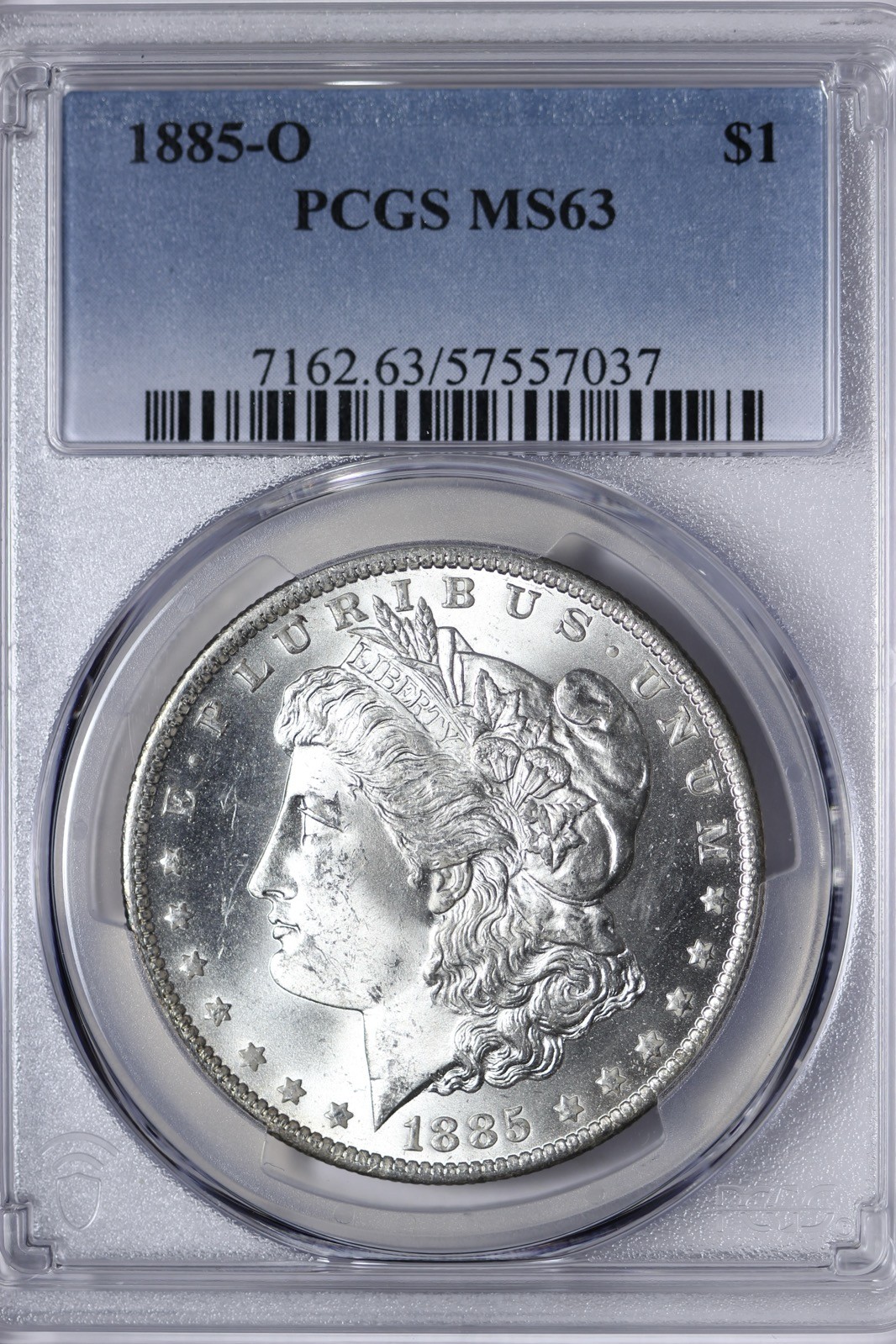 BU 1885-O Morgan Silver Dollar PCGS MS63 Nice Example WDLX