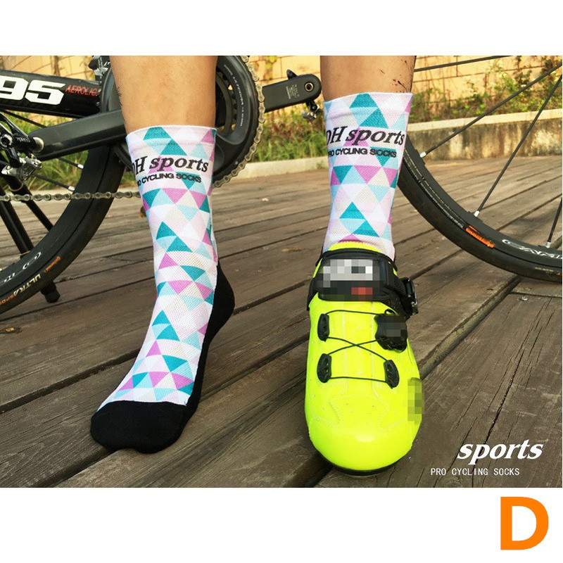 Pro Women Men Cycling Ankle Socks XC Road Bicycle Riding Sports Socks White MTB
