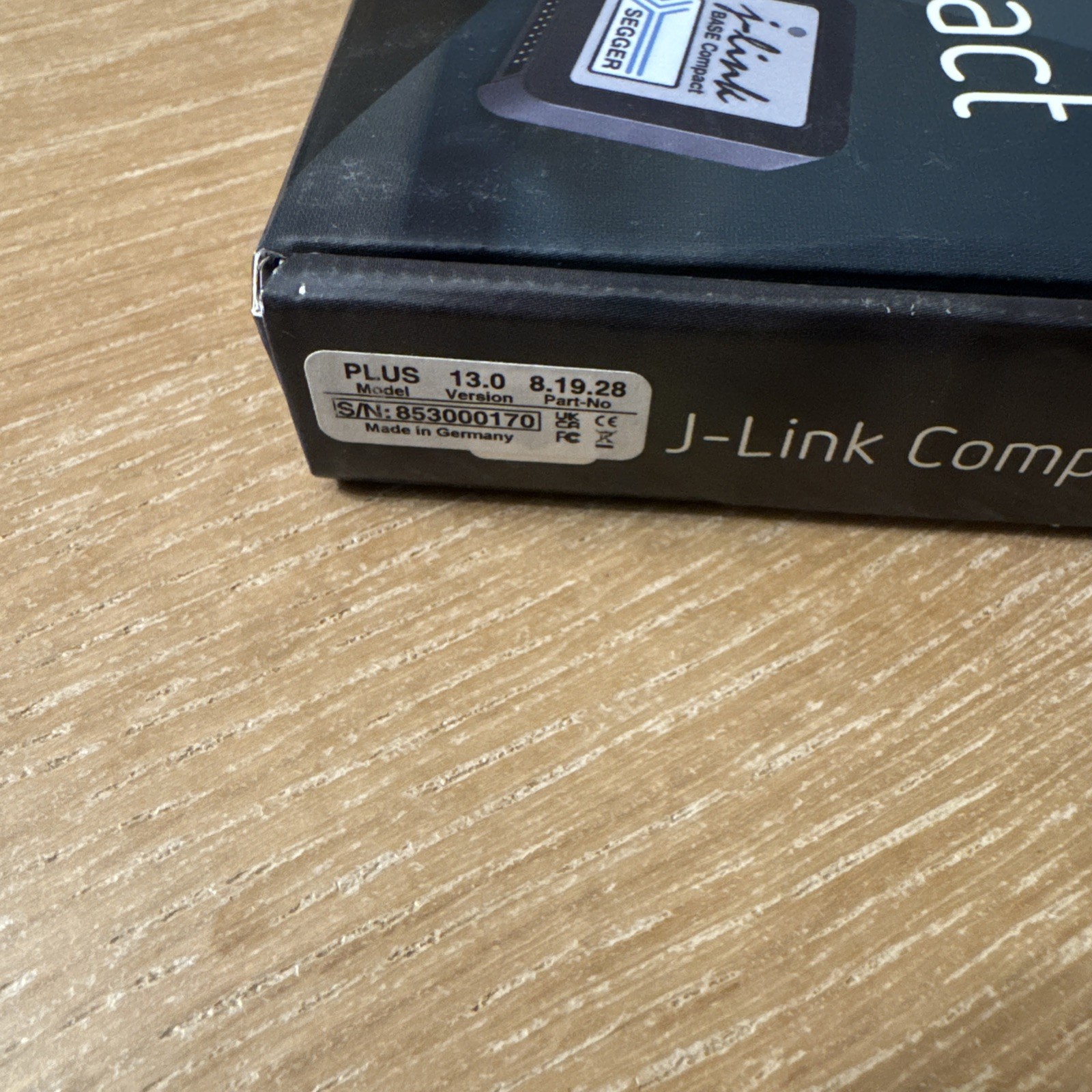 NEW Segger J-Link PLUS Compact Debug Probe 8.19.28 Version 13.0