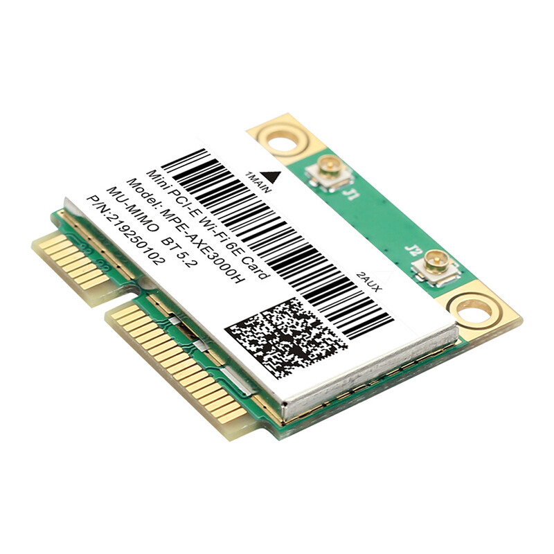MPE-AXE3000H Mini PCI-E WiFi Card 3000Mbps WiFi 6E Bluetooth Network Adapter PC
