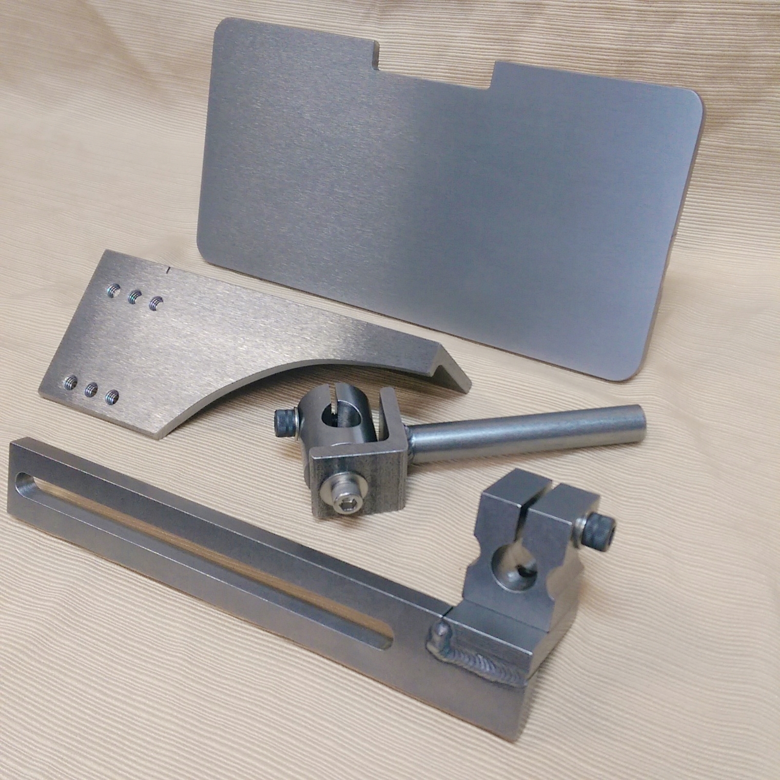 D-D Work / Tool Rest for Grizzly G1015  2" x 72" Knife Belt Grinder - 10" Table