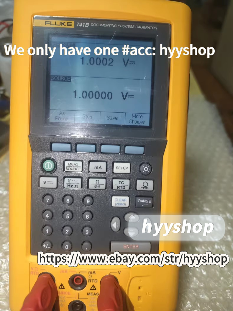 Fluke 741B Documenting Process Calibrator Excellent ConditionsUsed#1/hyy/
