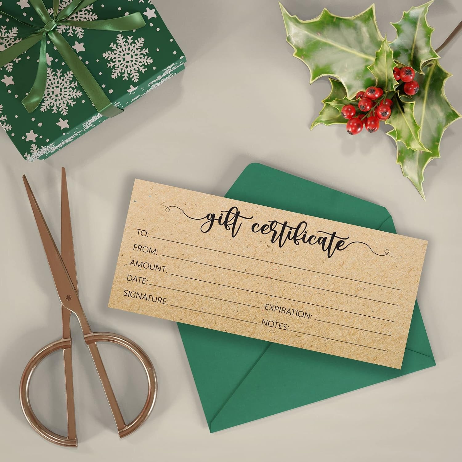 Blank Gift Certificates 25 Rustic Custom Gift Card Templates with Unique Designs