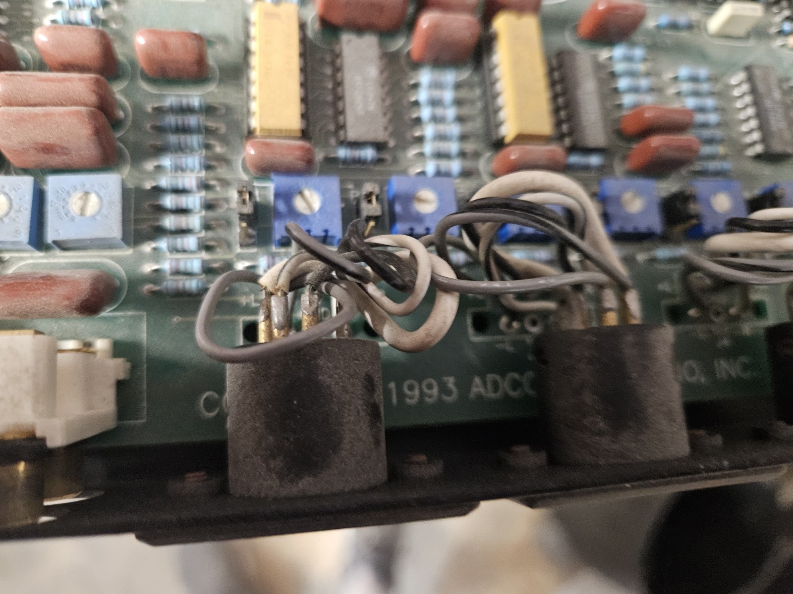 Adcom Car Audio Processors And Packages Of Balanced Cables Untested