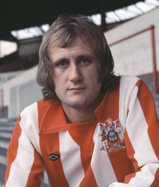 Portrait of Len Badger of Sheffield United Historic Old Photo