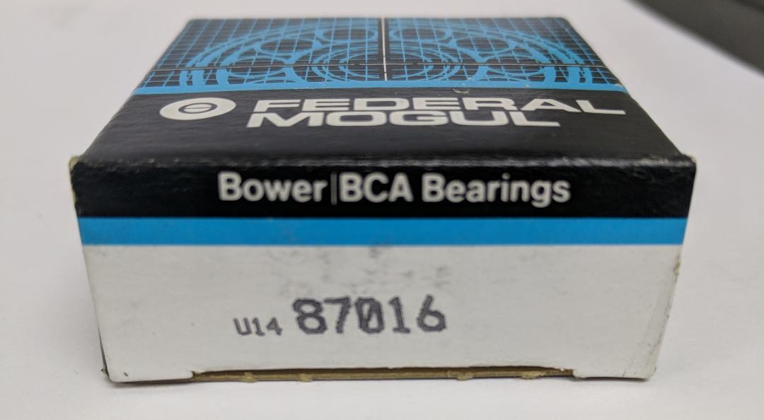 87016 BCA Ball Bearing 1 seal, 1 Shield