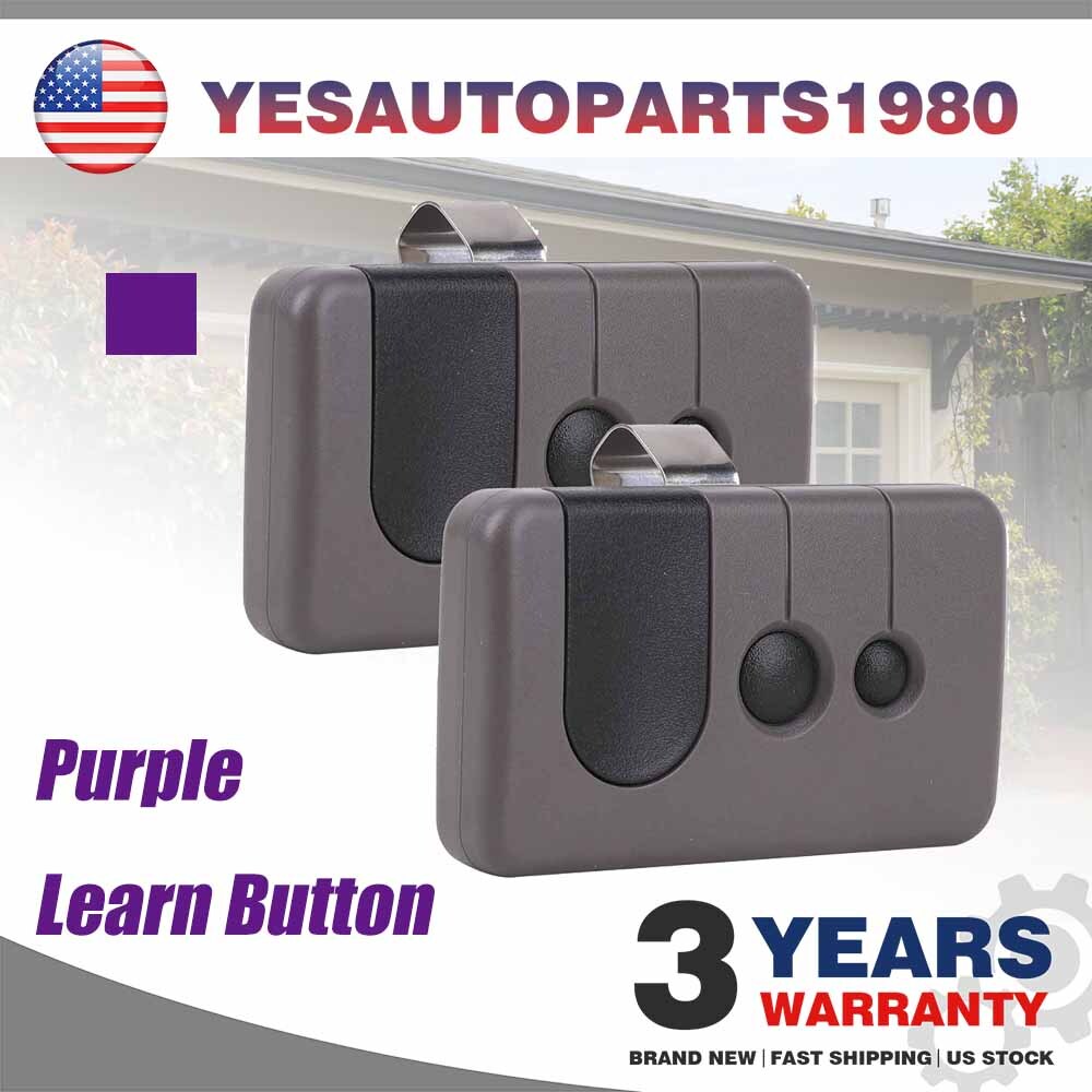 2×Garage Door Opener Remote Control for Sears Craftsman 139.53753 139.53985D