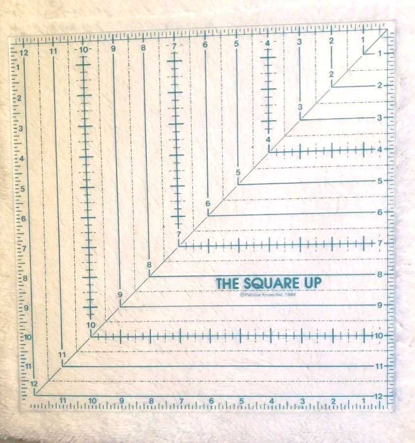 Quilt in a Day 12-1/2-Inch by 12-1/2-Inch Square Up Ruler EUC