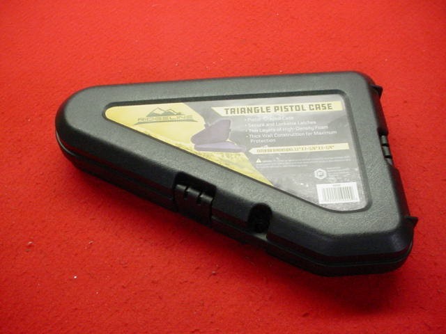 Ridgeline- Triangle Pistol Case- Lockable- 11" x 7"- Nice !!