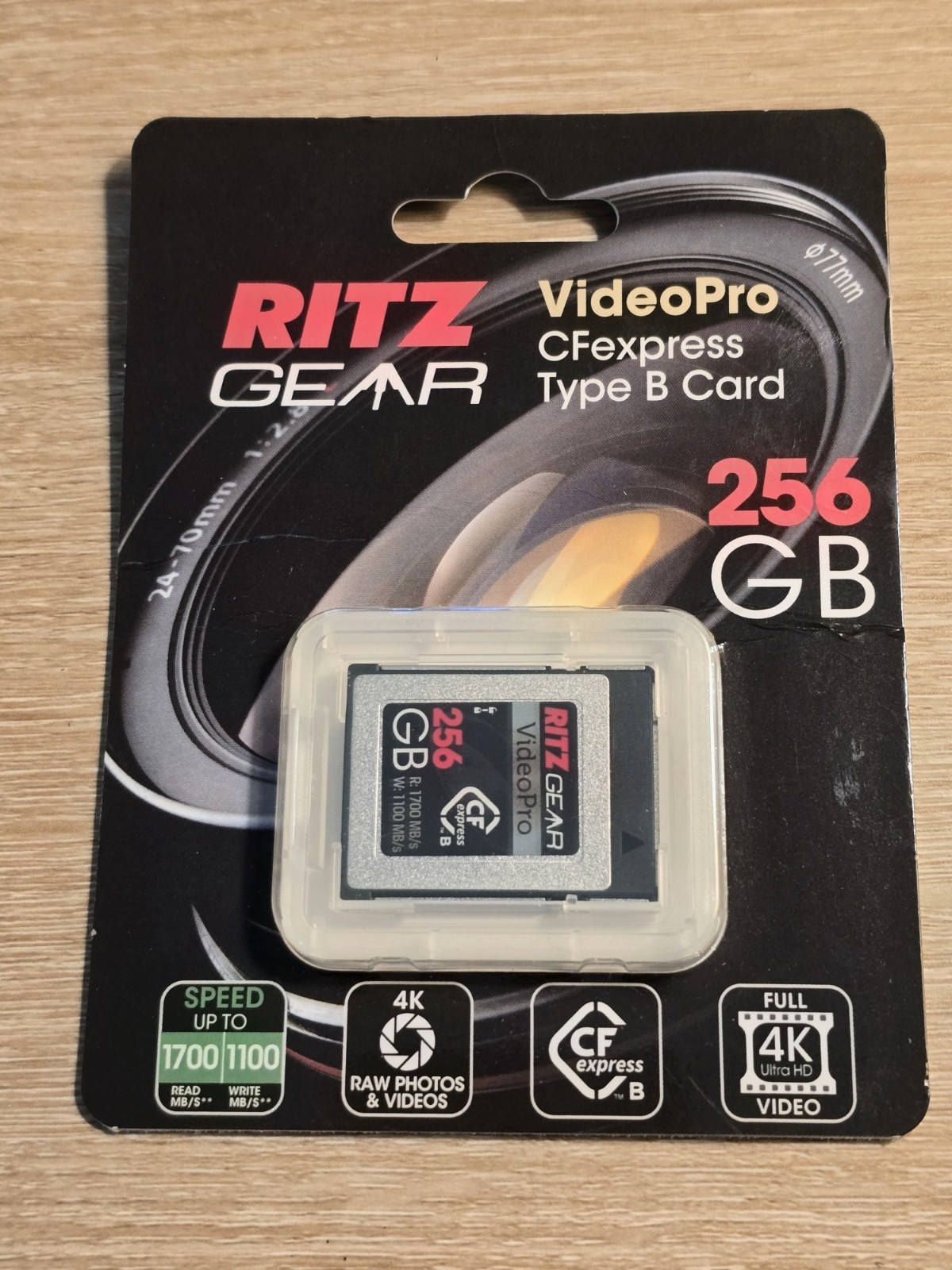 NEW Ritz Gear 256GB High-Speed CFexpress Type B Card Sealed In Package