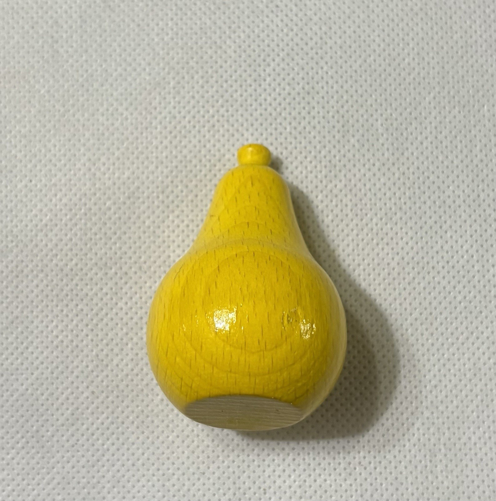 Replacement Piece For HABA My Very 1st Games First Orchard: Wooden Yellow Pear