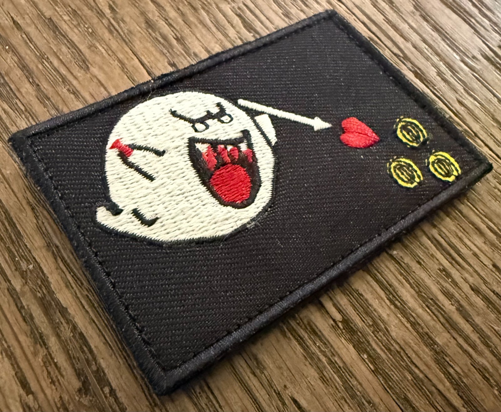 FSUP Crew "Boo Beard" OG Black Yellow & Red Variant Patch