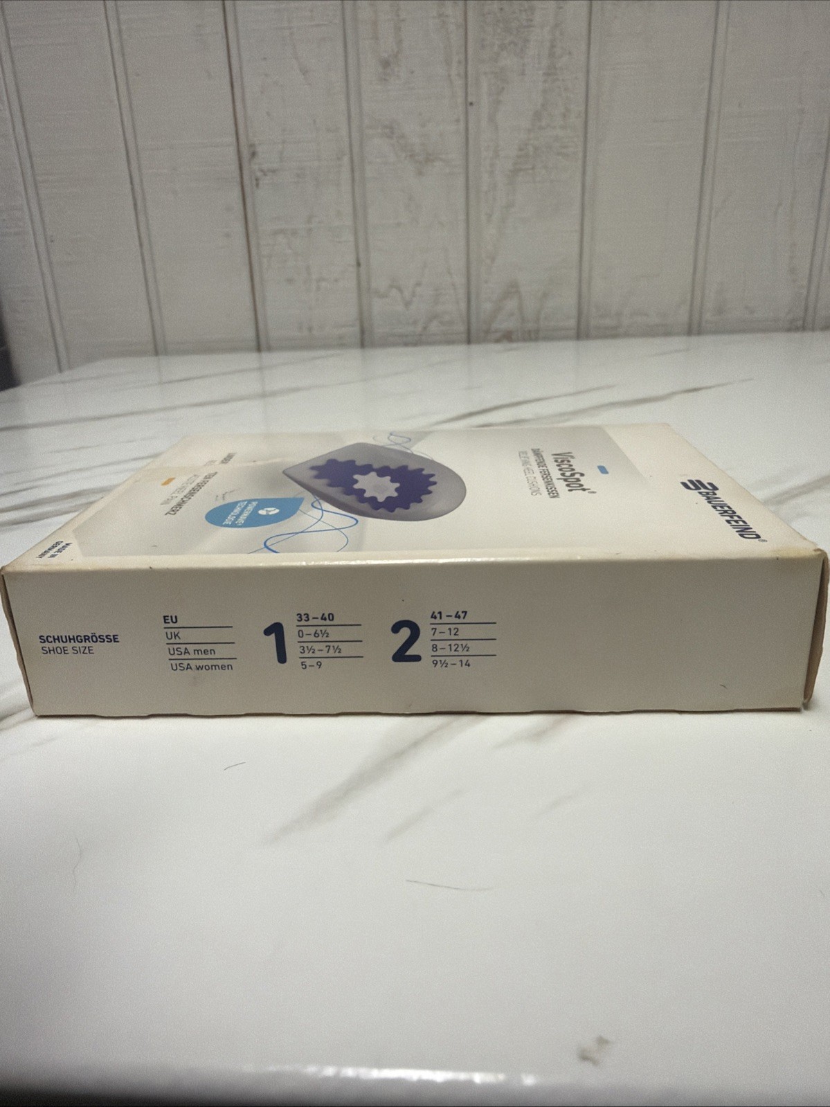 ViscoSpot Bauerfeind Relieving Heel Cushions Size 2 Men 8-12.5