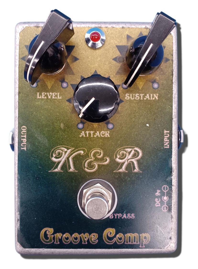 K&R GROOVE Compressor Effects Pedal Tested & Works 14438