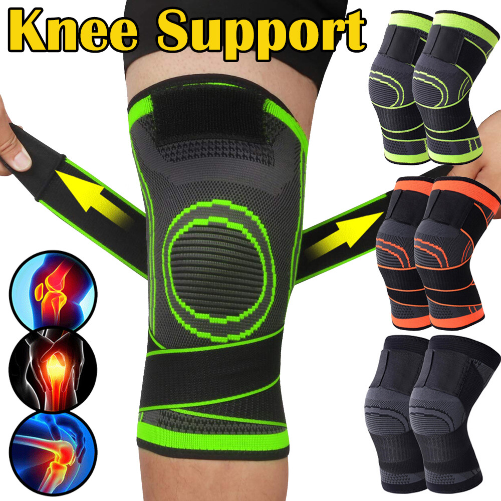 Knee Brace Compression Sleeve Meniscus Support Strap Joint Pain Relief Arthritis