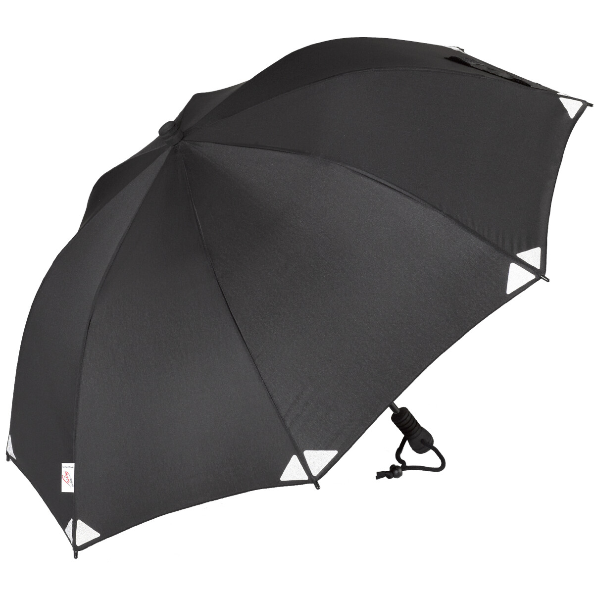 EuroSCHIRM Swing Liteflex Umbrella REFLECTIVE BLACK Trekking Hiking Lightweight