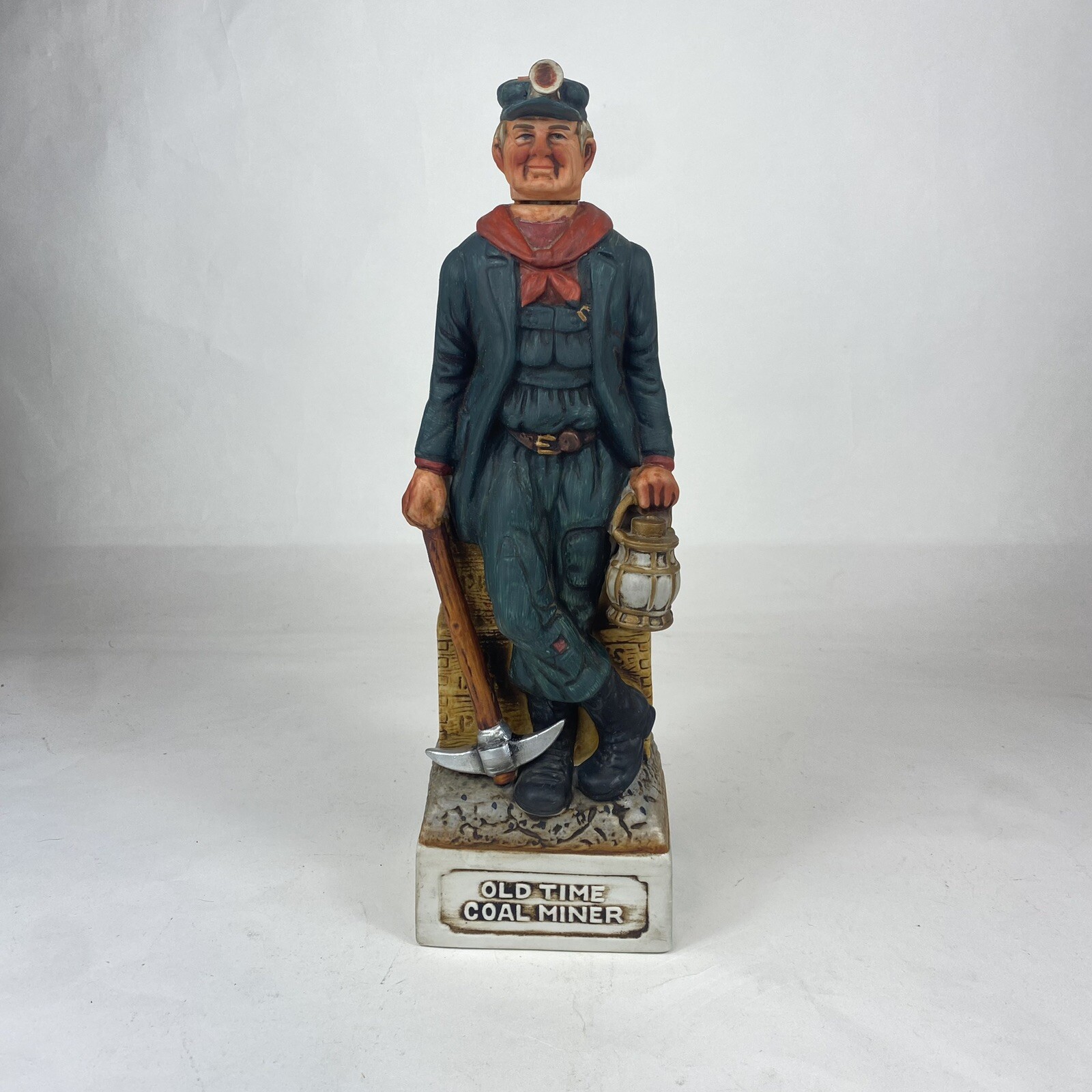 Old Commonwealth Kentucky Bourbon Old Time Coal Miner 1976 Limited Ed. Decanter