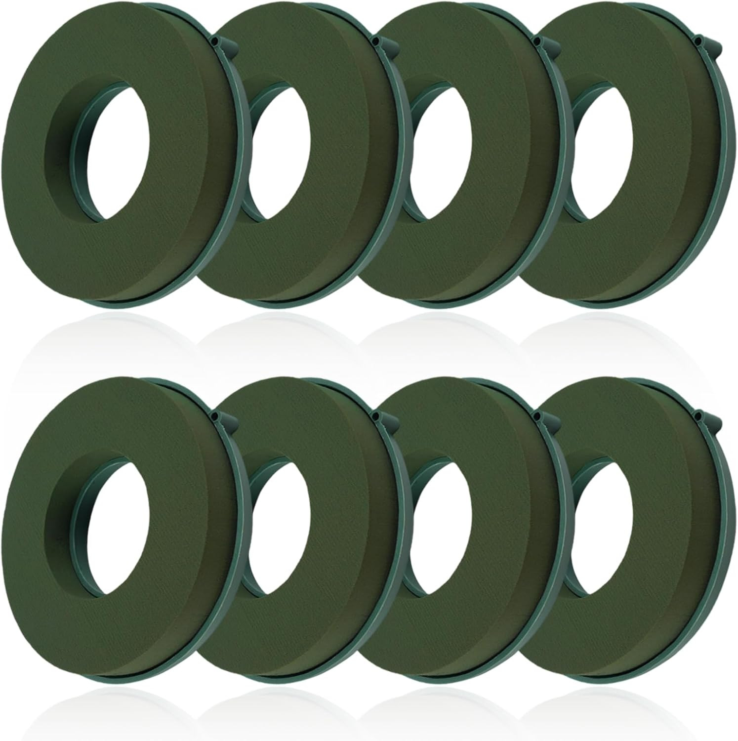 8PCS Floral Foam Rings 6 Inch round Floral Wet Foam Ring Flower Arrangement Kit