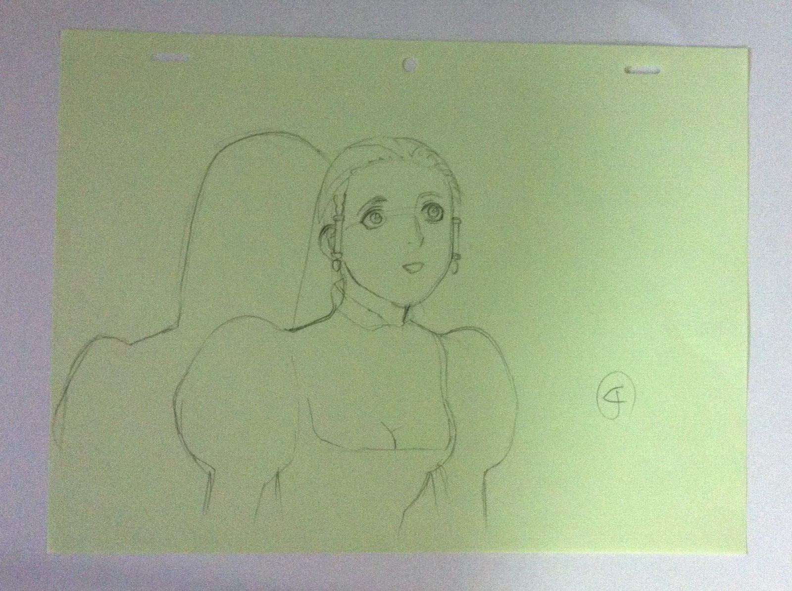 LAST EXILE ANIME PRODUCTION GENGA DOUGA SKETCH 7 PAGES GONZO STUDIO 2