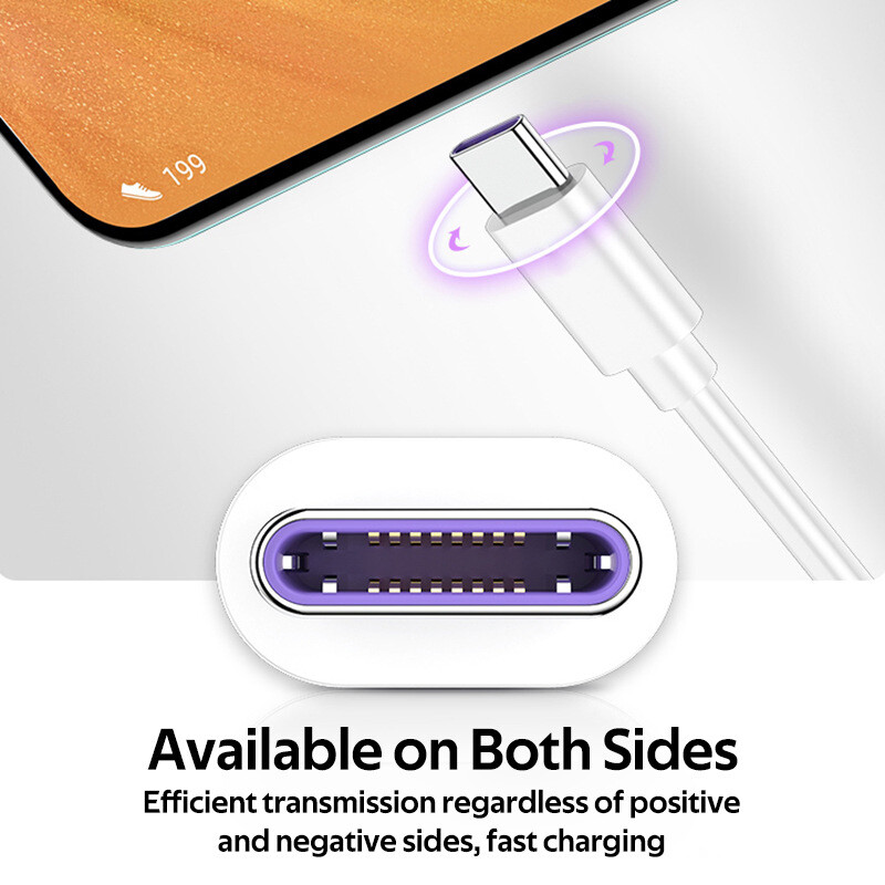 5Pack USB-C to USB-A Cable Fast Charge Type C Charging Cord Rapid Sync Charger