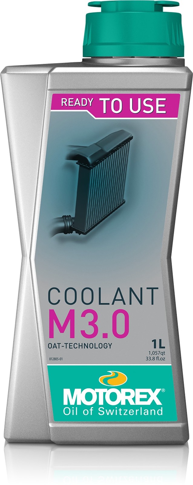 MOTOREX Coolant M3.0 Ready to Use 1L 308100 Long-life coolant for modern engines