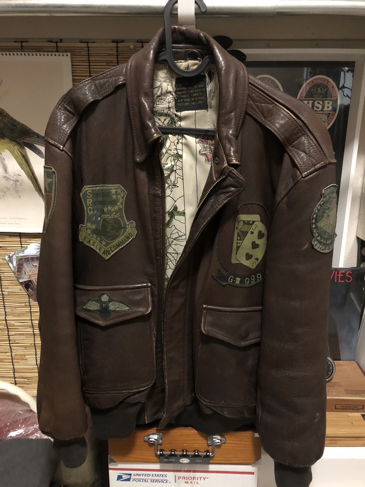 AVIREX LTD. US ARMY AIR CORPS FLYING LEATHER JACKET