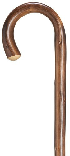Ladies Natural English Chestnut Wood Crook Handle TV Show House Walking Cane-New