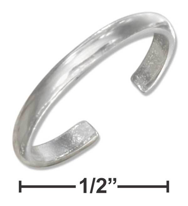Adjustable Single Flower Toe Rings Genuine Sterling Silver 925