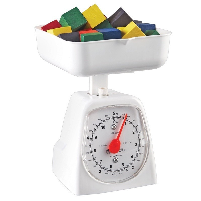 Platform Scale 11lb 5kg Removable Washable Tray Liquid Solid Weighing Education
