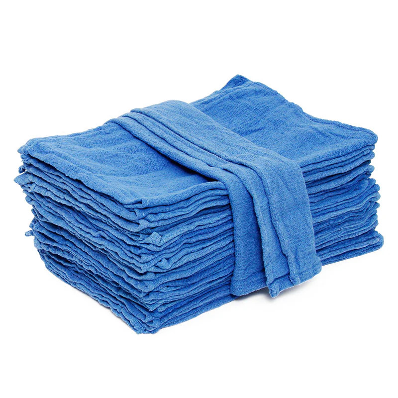 Huck Towel Recycled Surgical Dark Blue 22in X 12in