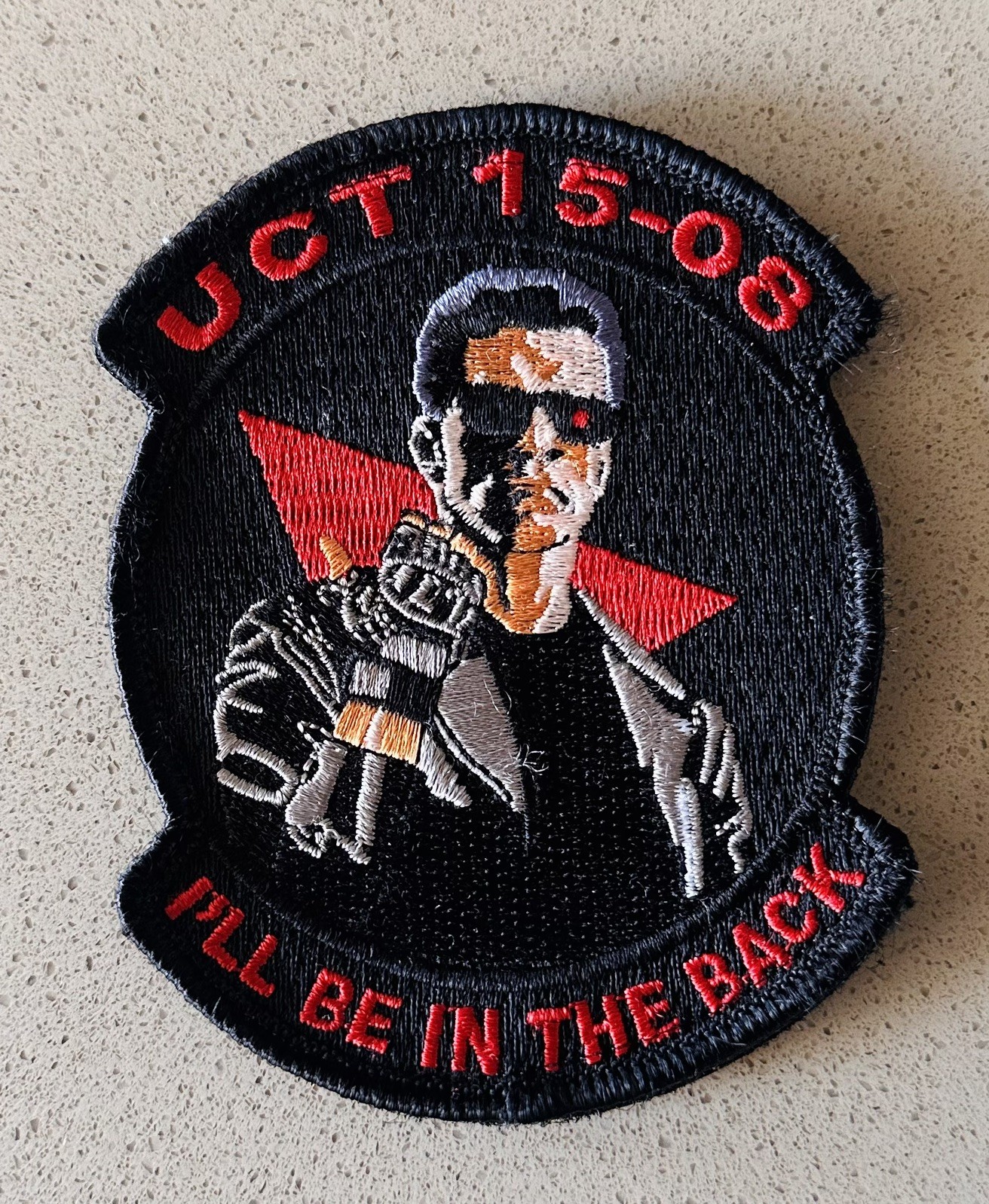 Terminator USAF UCT Training Class Patch 15-08 Combat Systems Officer NEW Arnold