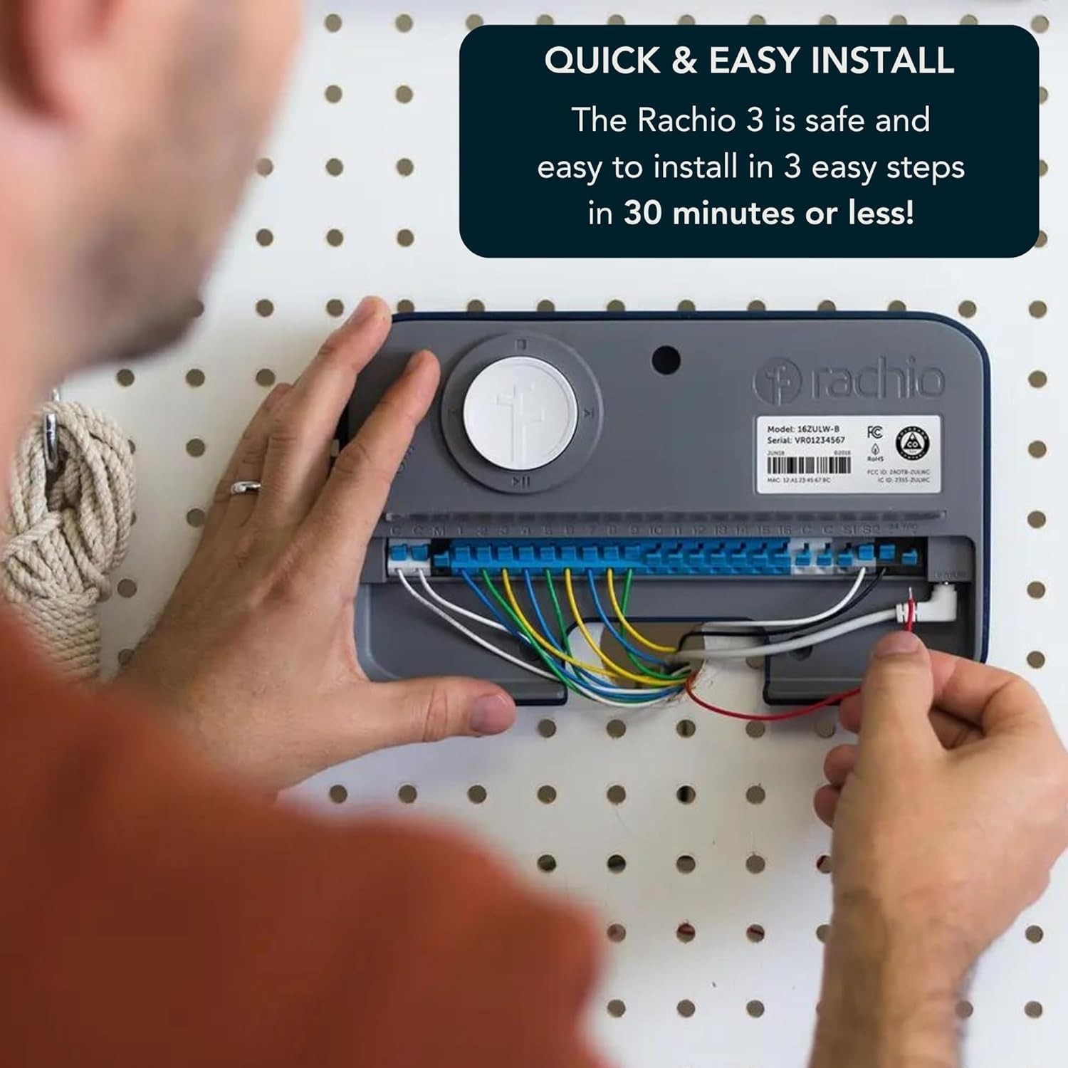 App-Controlled 8-Zone Smart Sprinkler - Automatic Scheduling & Rain Smart Skips