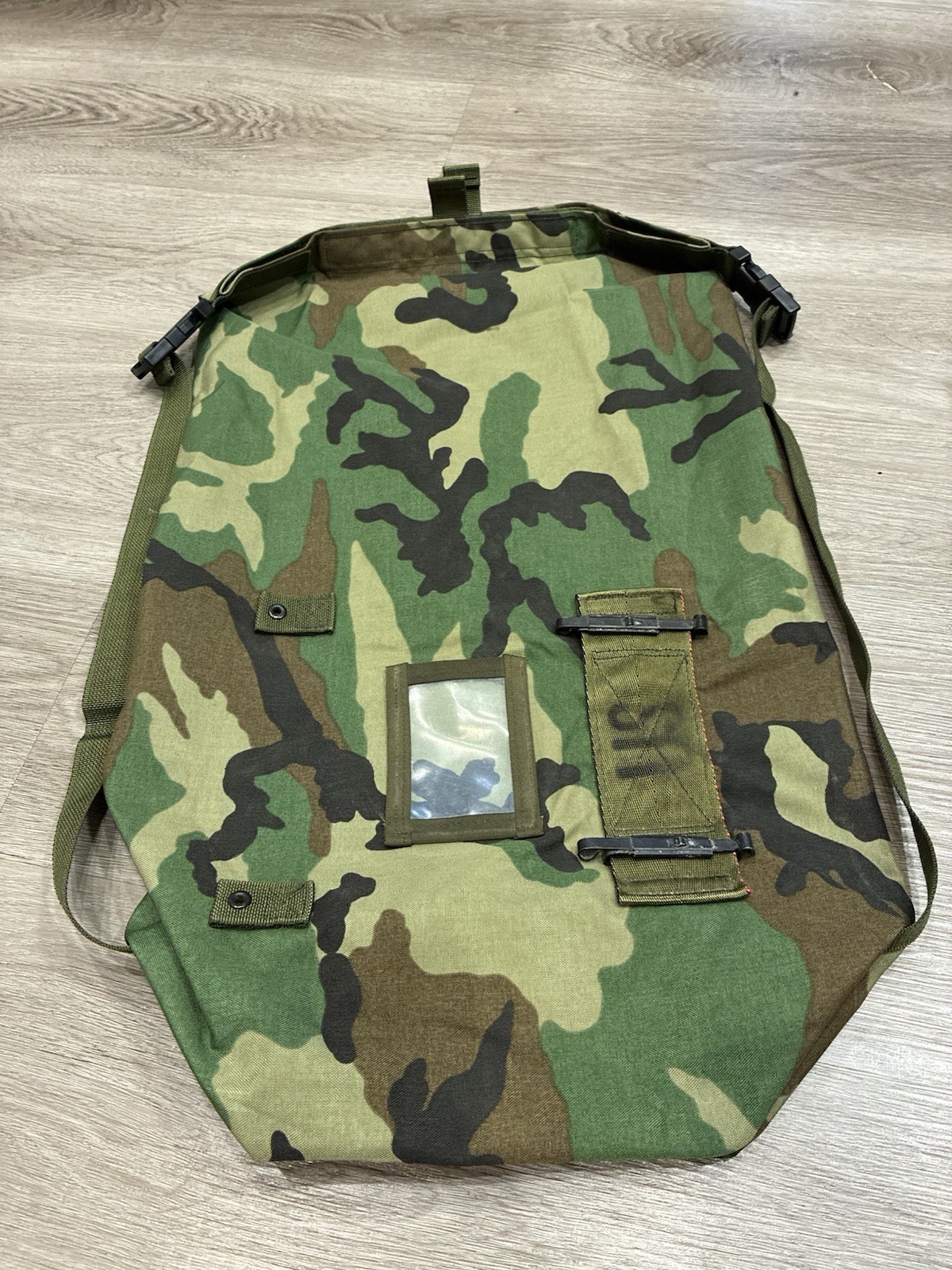 Military Issue Raleigh Industries Protective Ensemble Carrying Bag Woodland Camo
