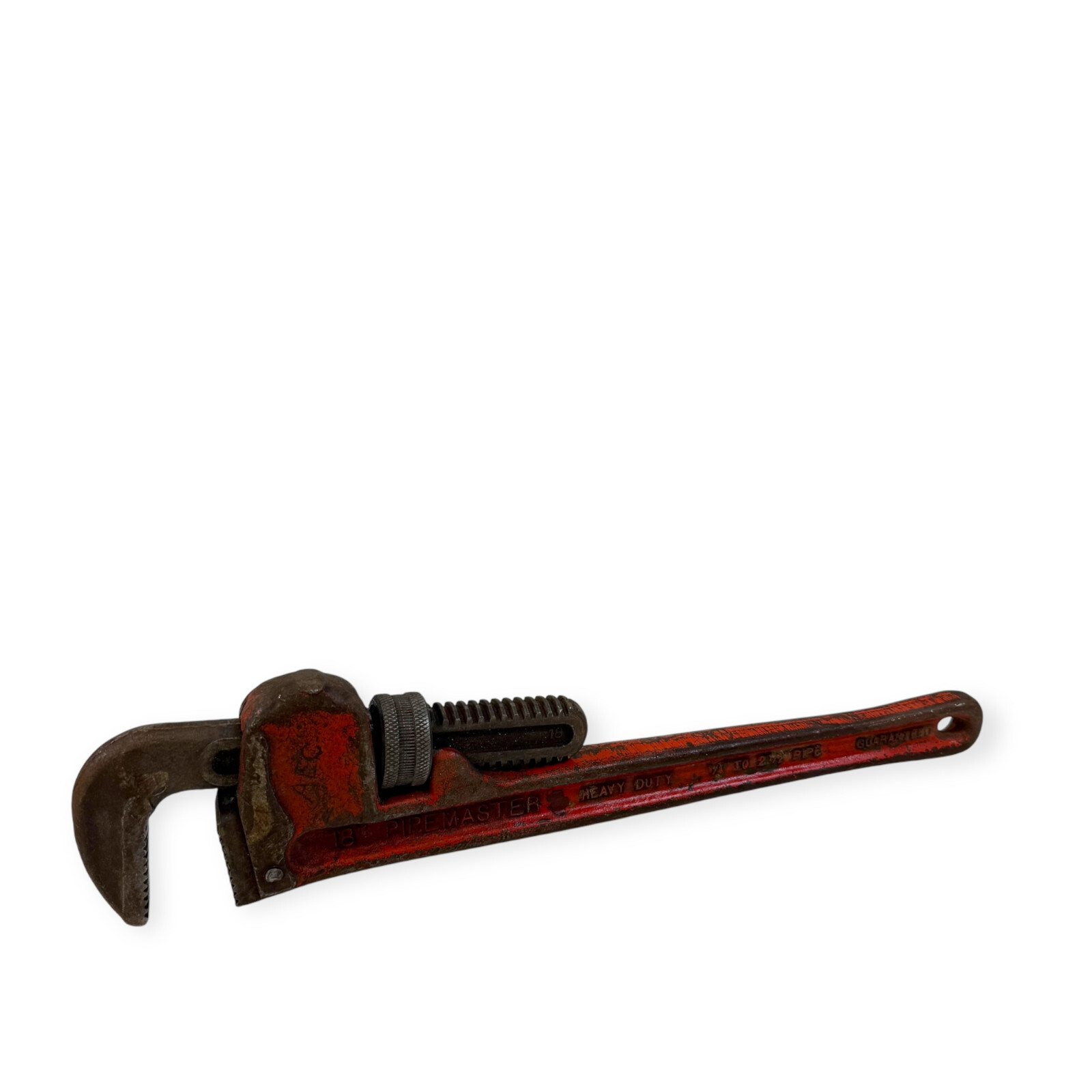 Pipemaster 18 in The Erie Tool Works 1/4 in to 2 1/2 in Pipe Wrench, Made in USA