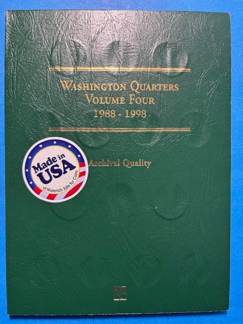 1988-1998 Washington Quarters (Complete with 24 Coins) (P & D Coins)