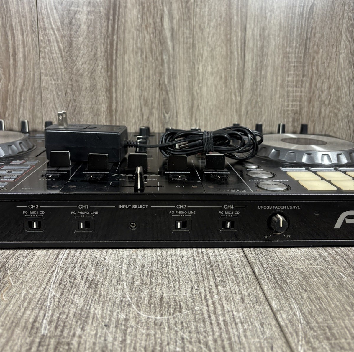 Pioneer DDJ-SX2 Performance DJ Controller With AC Power Adapter Tested.