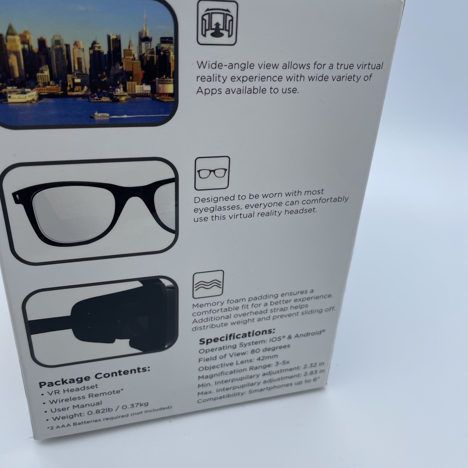 Cynoculars Virtual Reality Headset & Remote-As Seen On T.V. -